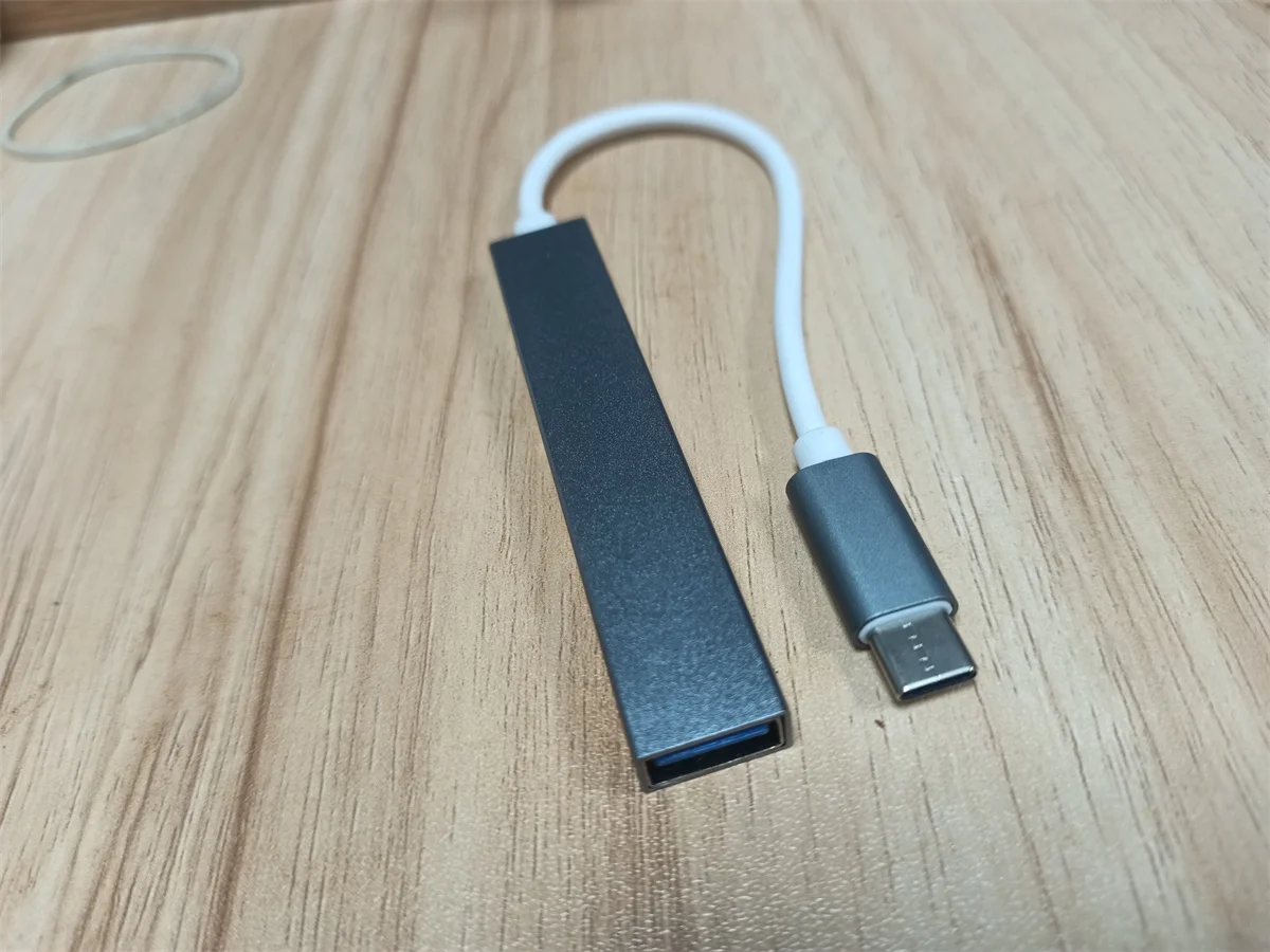 Hub de Type C ou USB à 4 ports, pour téléphone portable, Extension d'ordinateur, chargement de données, imission de dérivation, câble USB