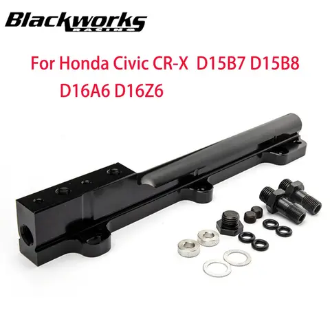 High Volume Fuel Rail Aluminum Alloy Kit For Honda Civic CR-X D15B7 D15B8 D16A6 D16Z6 D-Series 10 best sales honda d15b7 - №1