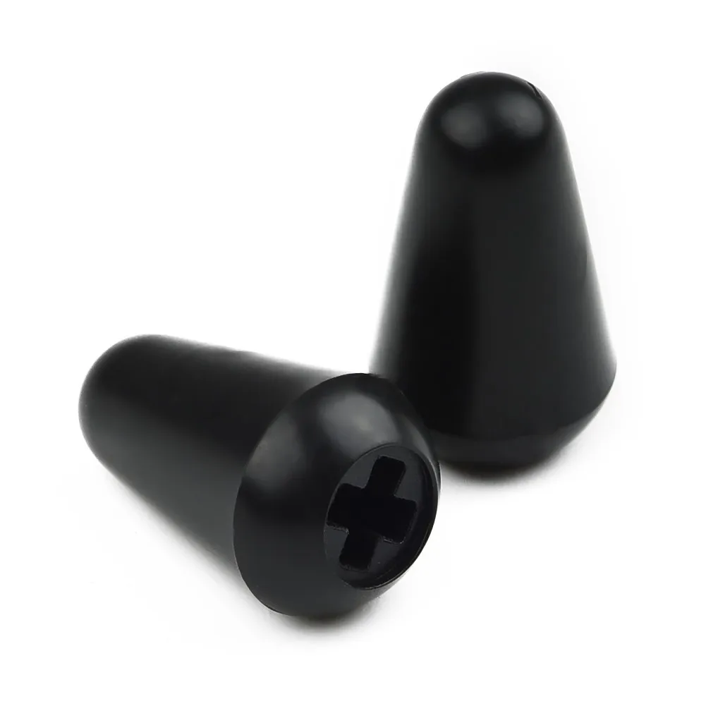 Plastic Toggle Switch Tip Pair Designed Specifically For Use With For SQ ST Electric Guitars in Standard Configuration Options