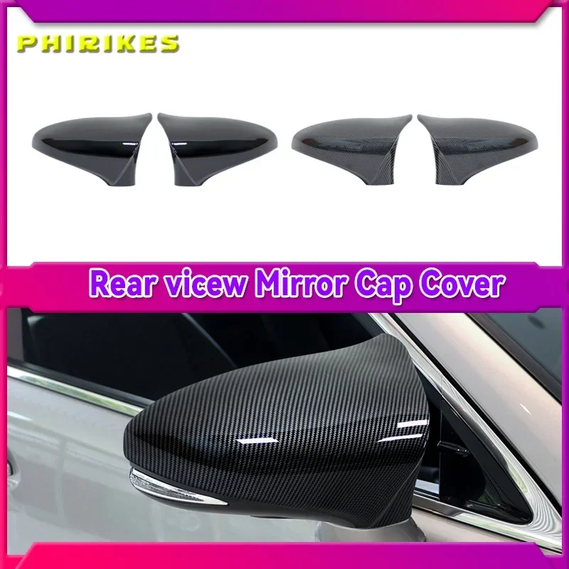 Car Side Rearview Mirror Cover Caps For Lexus IS ES GS LS CT RC F-Sport IS200 IS250 IS300 IS350 2014-2020 Add on Mirror Covers