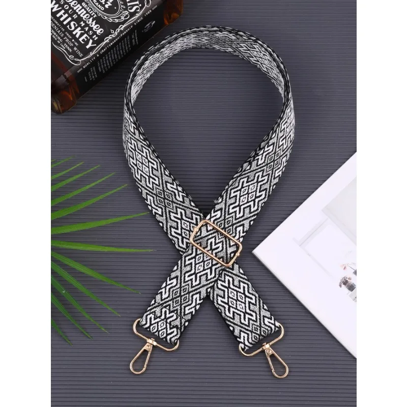 Nylon Shoulder Bag Strap Adjustable Women Handbag Belt Shoulder Crossbody Replacement Adjustable Strap Bag Part Accessory Belt