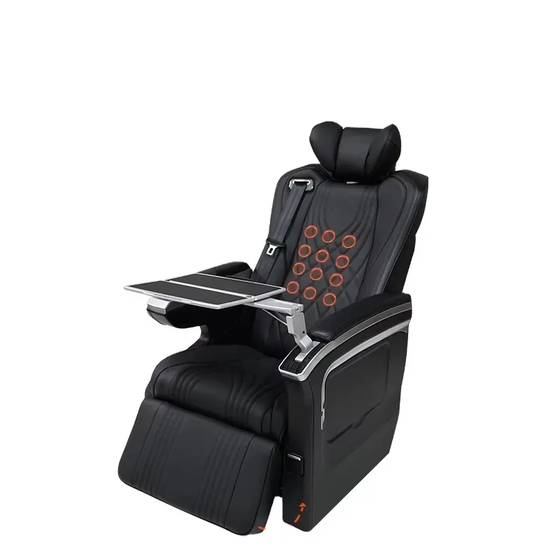 Promotional Aviation Luxury Car Seat Mpv Boat Yacht Bus Luxury Comfortable Seat With Folding Table