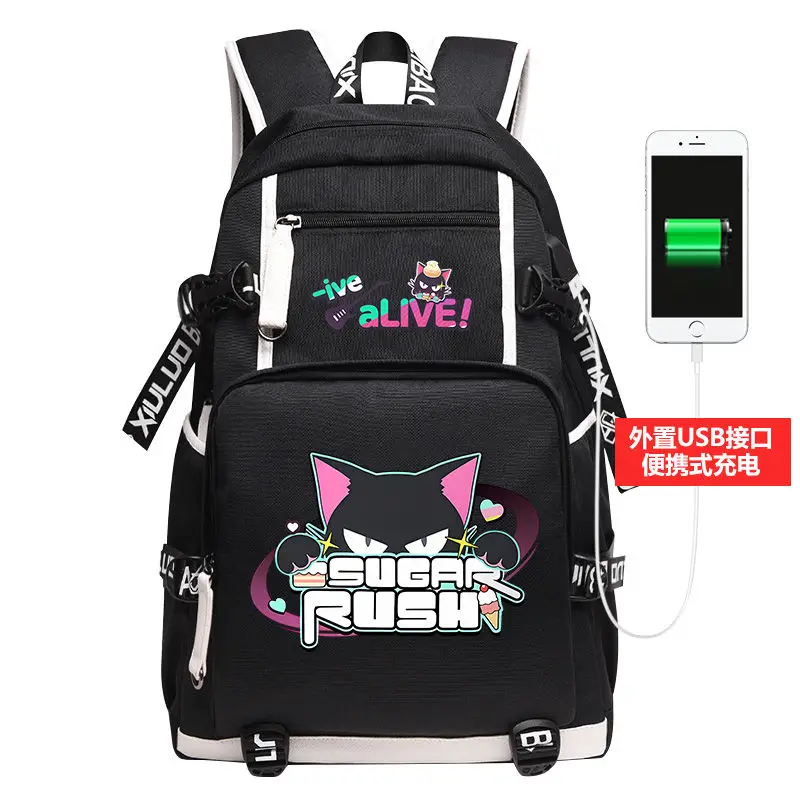 Blue Archive Backpack Fashion Cartoon Student Schoolbag High Quality Oxford Durable School Bag Large Capacity Travel Backpack