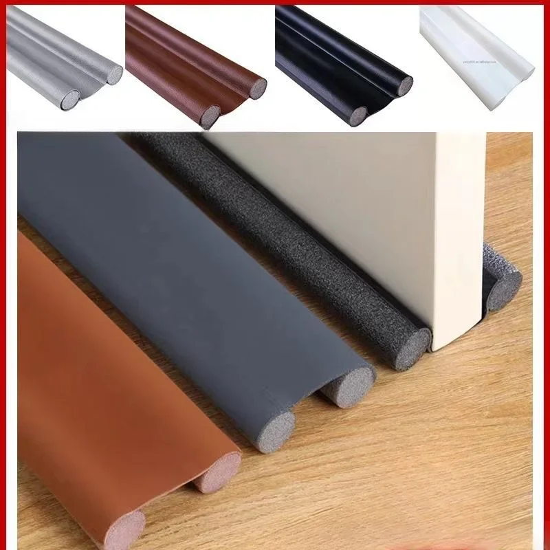 Door Bottom Seal Insulator Weather Strip Under Door Draft Stopper Anti-Cold Gap Blocker Sealing WeatherStrip House Acoustic Foam