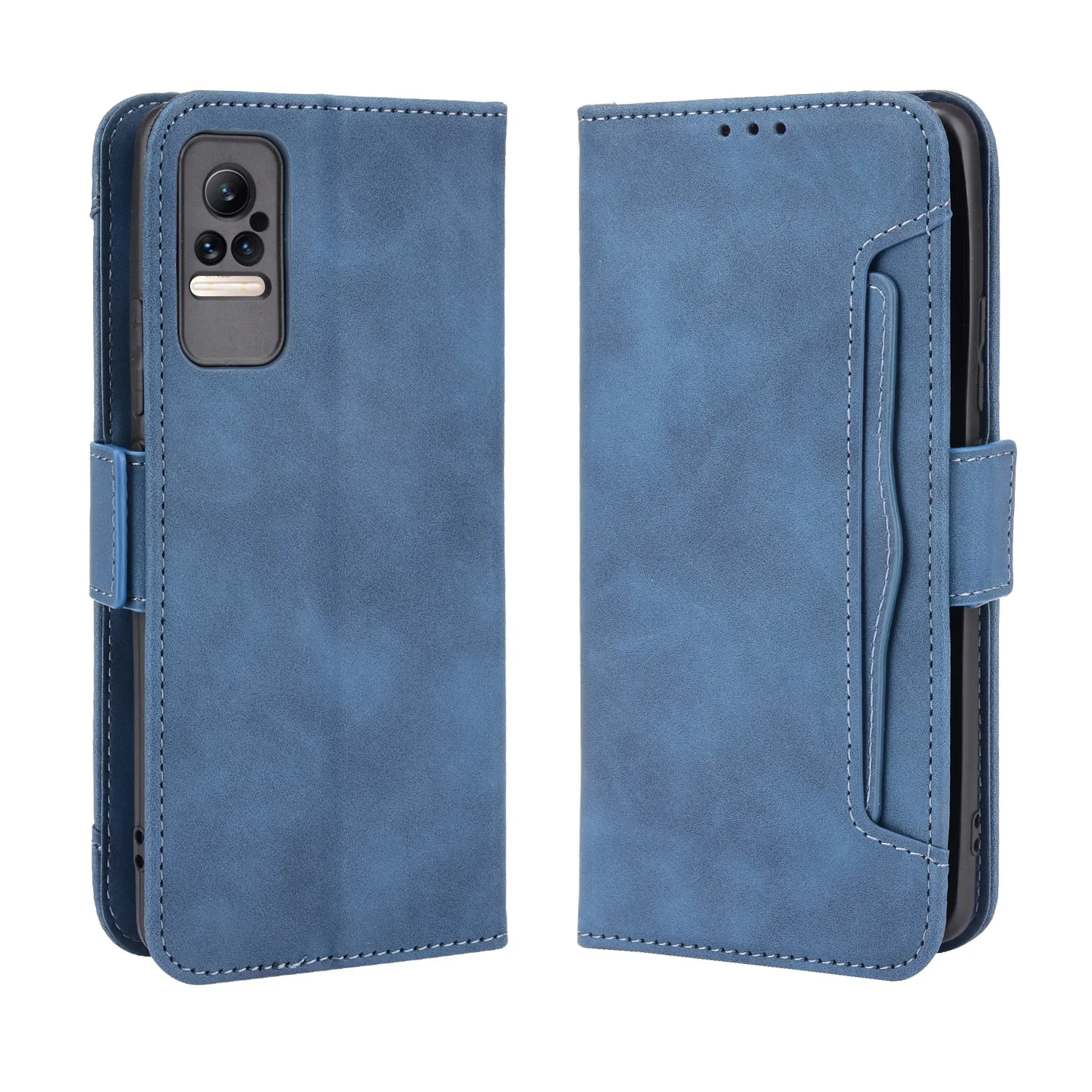 

Flip Leather Cover For Xiaomi Civi 2109119BC 6.55" Separate Type Magnetic Skin Many Card Slot Wallet Fall Prevention Phone Case