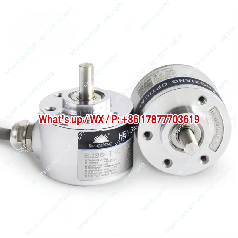 Absolute Rotary Encoder DC 5-24v Wide Voltage Power Supply 6mm Axis Optical Encoder 32 64 128 256 512 1024 2048 4096P/R