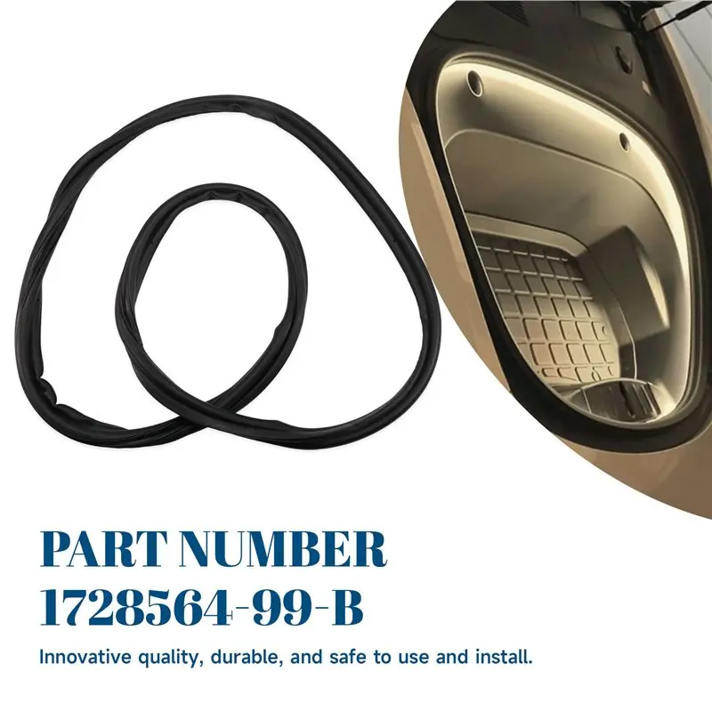 For car-Weatherproofing Rubber Liner Strip 1728564-99-B For Tesla Model 3 2024- 2026 Rear Boot