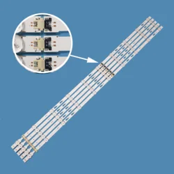 10 pz/set TV LED retroilluminazione Strip Bar Light V5DF-480DCA/B-R2 per Samsung 48 pollici UE48J6500AU accessori di ricambio