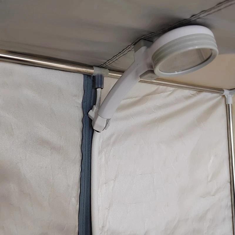 Tenda simples para chuveiro com drenagem