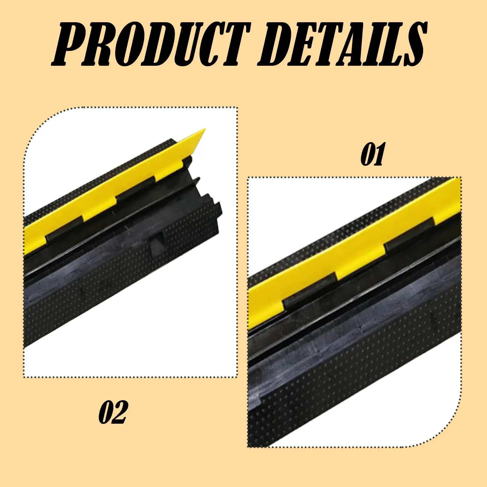 Protector de cable Rampa Manguera de entrada Rampa de cable Cubierta protectora Cubierta de cable para gimnasios