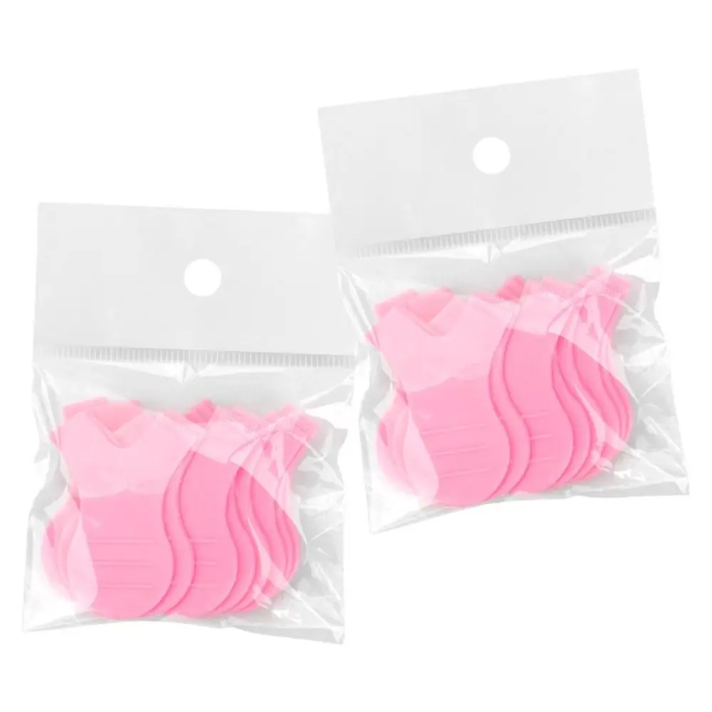 Fotografia 4: 10 PEÇAS Novas Almofadas de Plástico Macio para Lifting de Cílios, 8 Cores, Formato Y, para Extensão e Permanente de Cílios, Ferramenta para Máscara