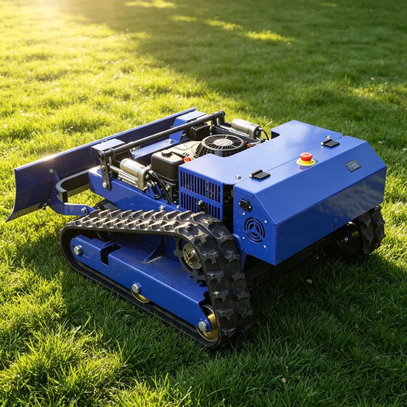 

Customized agricultural and forestry machinery remote control lawn mower track chassis for mountain and hilly land reclamation