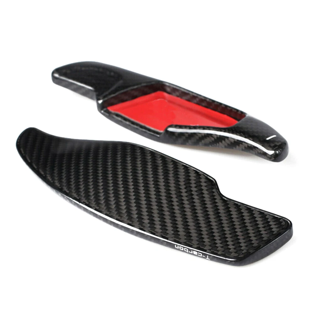 Carbon Fiber Car Steering Wheel Shift Paddle Extension Shiter Left & Right For BMW 5Series G30 G38 7 Series G10 G12