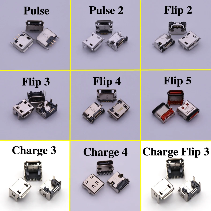 

20 шт. док-станция, USB-разъем для зарядки, порт для JBL Pulse Pulse 2/Flip 5 4 3 2 Clip 2 Charge 3 4/Charge Flip 3 Bluetooth-динамик Jack