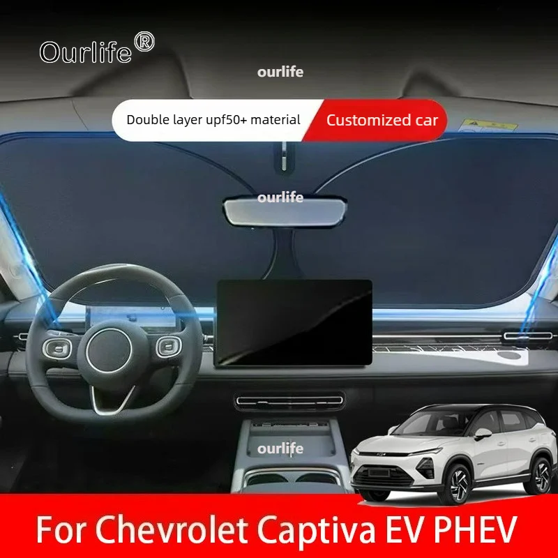 シボレー-キャプティバ-ev-phev-2026年モデル用、ブラックのサイドウィンドウ用プライバシーカーテン、前後部用、日よけ、断熱、遮光カバー。