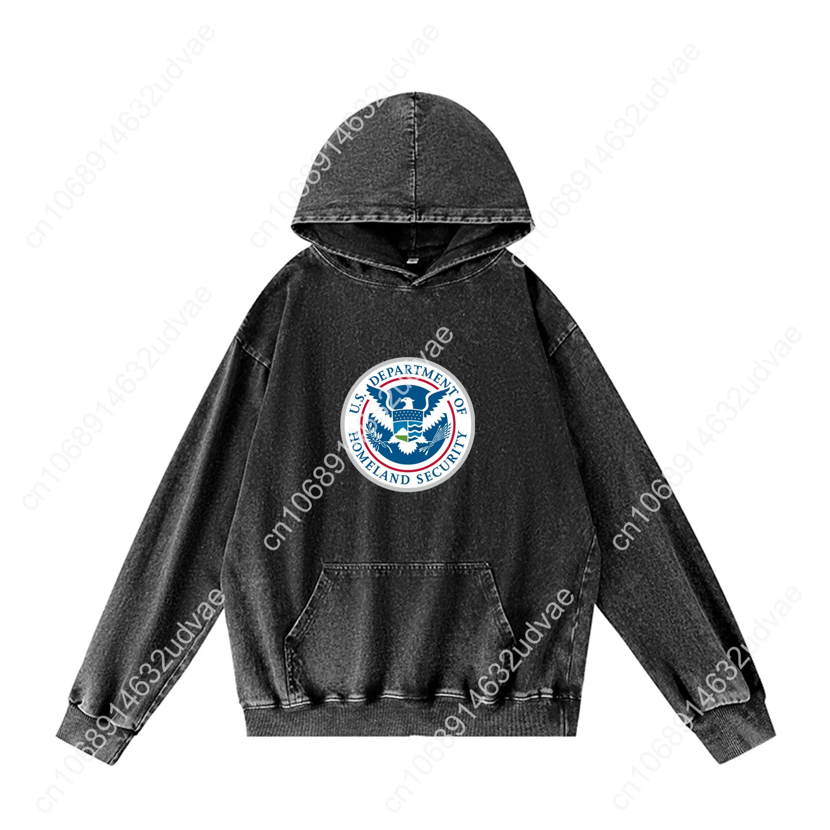 Homeland Security Investigations Hoodies Retro Hooded Sweatshirt Man Woman Teenager Vintage Pullover Sweat Customized Tops