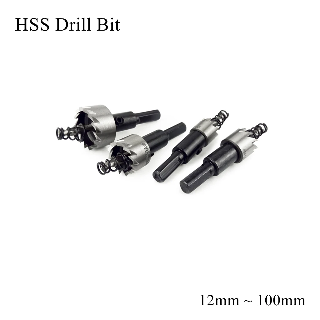 

12mm 13mm 14mm 15mm 16mm HSS Core Drill Bit High Speed Steel Hole Saw Opener Metal Stainless Iron Alloy Aluminum Plate Cutter