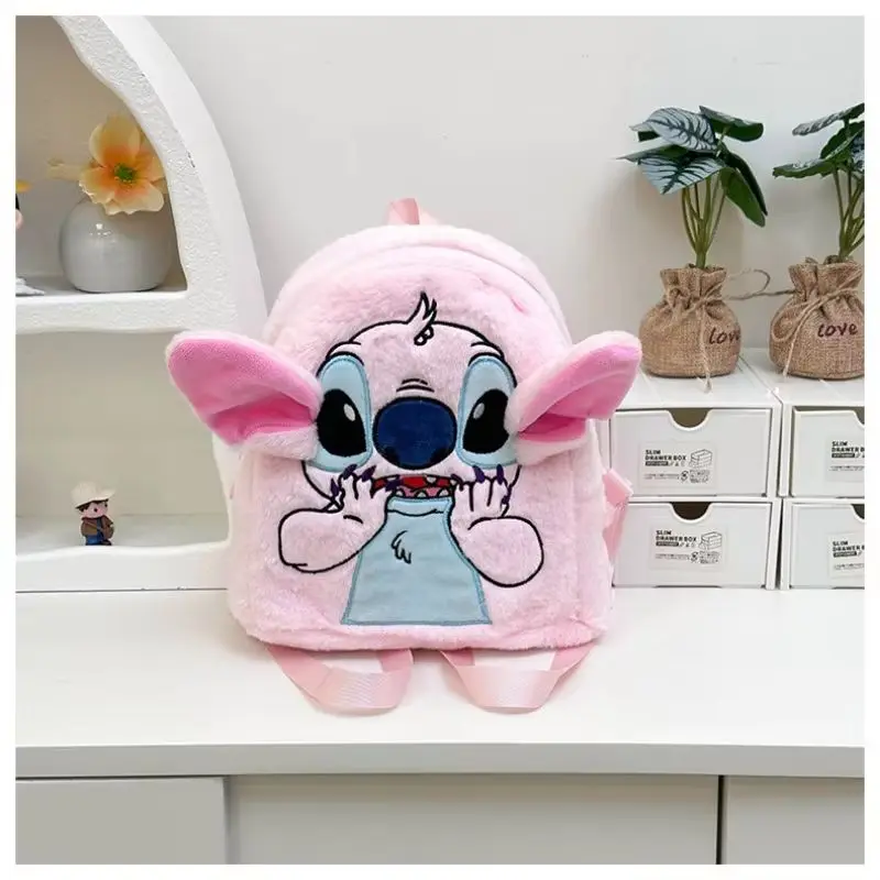 

Stitch Backpack Japanese Blue Funny Cartoon Large-Capacity Student Backpack Kindergarten Bag Kawaii Backpack