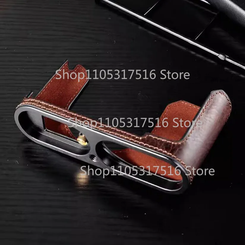 

New Handmade Genuine Real Leather Camera Case Bag Cover Half Body For Leica Q3