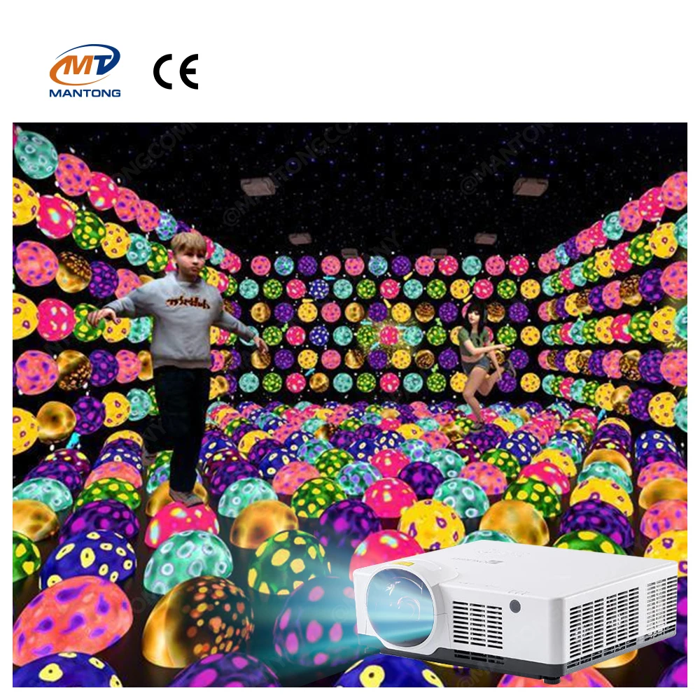 

Amusement Rapidly Rotating Bouncing Sphere Jumping Games Interactive Projection Games Wall Floor Projection