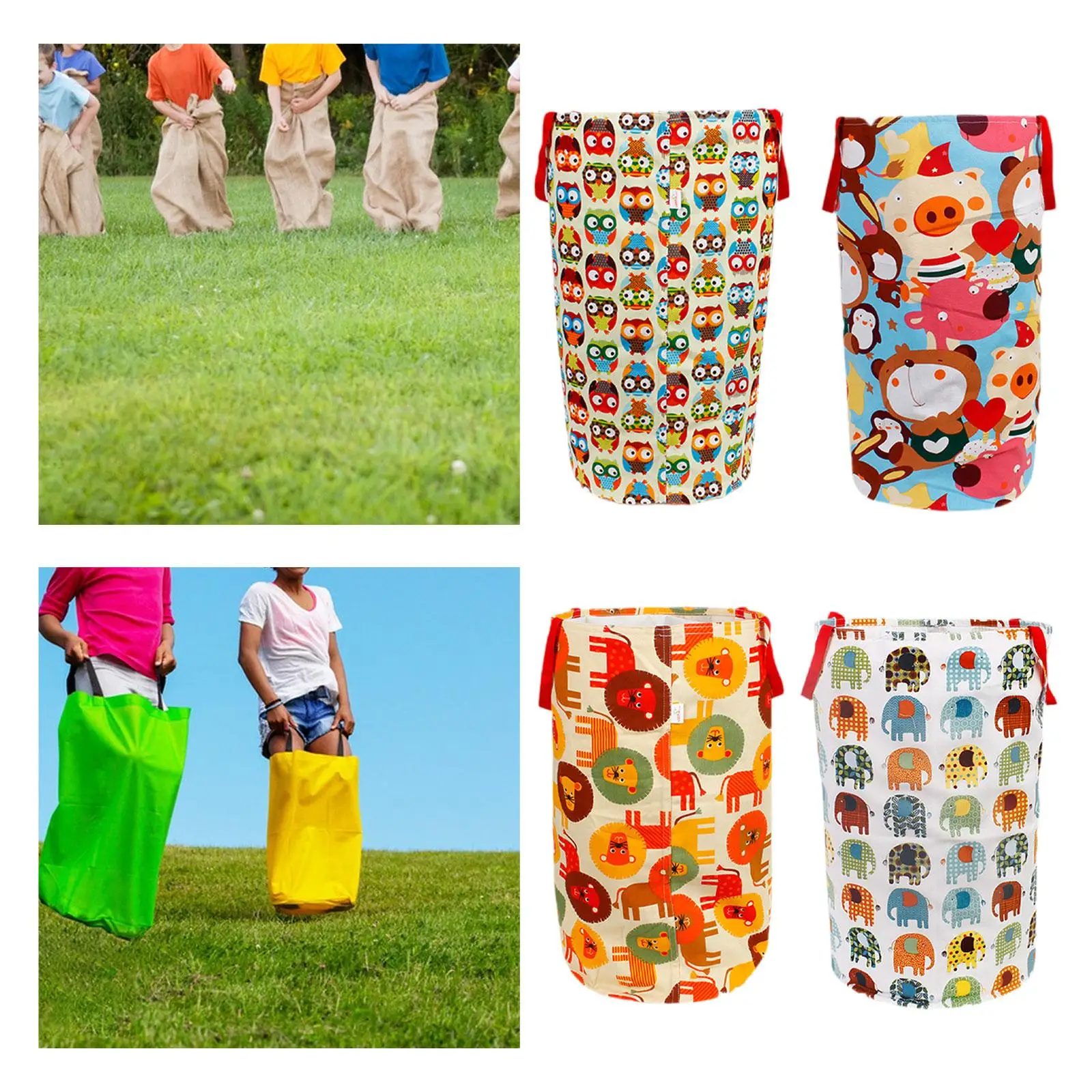 Sac de pommes de terre de Bolsa, jeu éducatif pour enfants, jouet familial de sport avec poignées de relais dans l'air Li