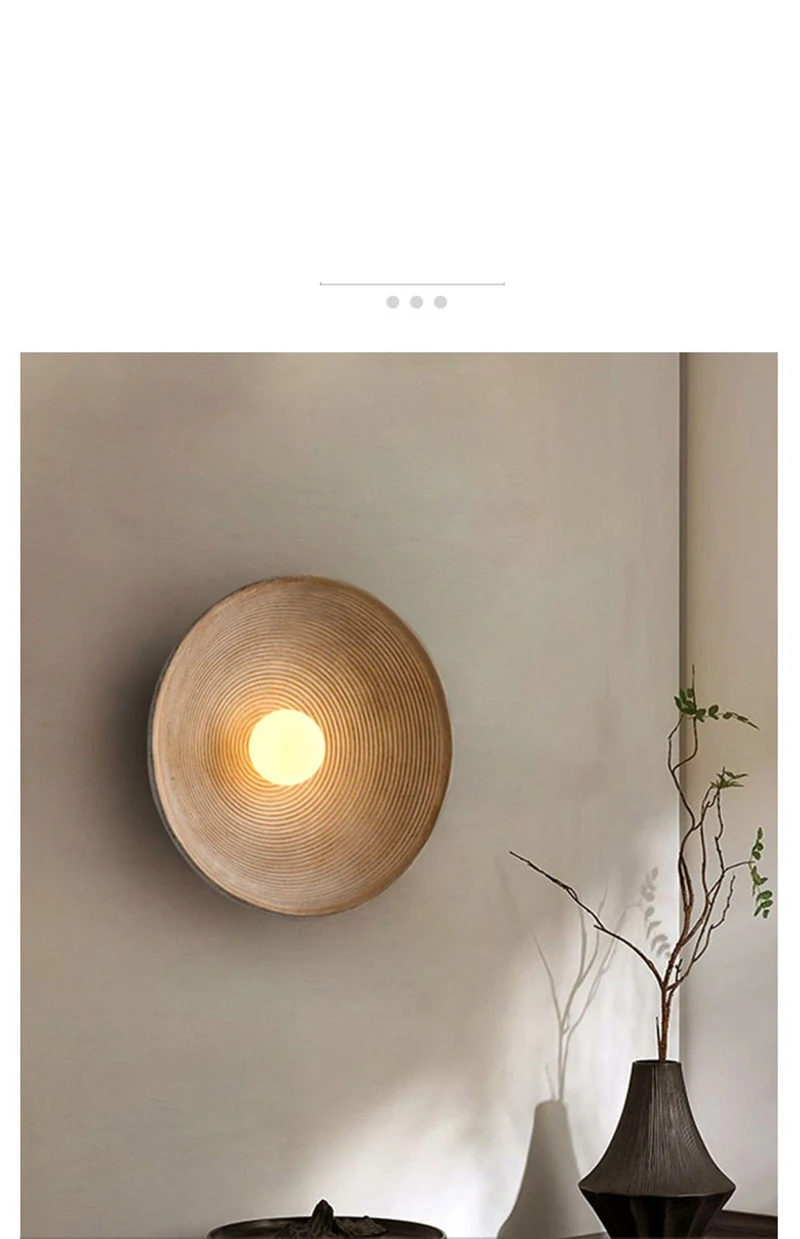 Nordic LED Wall Lamp Wabi-sabi Style Retro Wall Light Indoor Lighting Room Decor Sconces For Bedroom Bedside Hotel Corridor