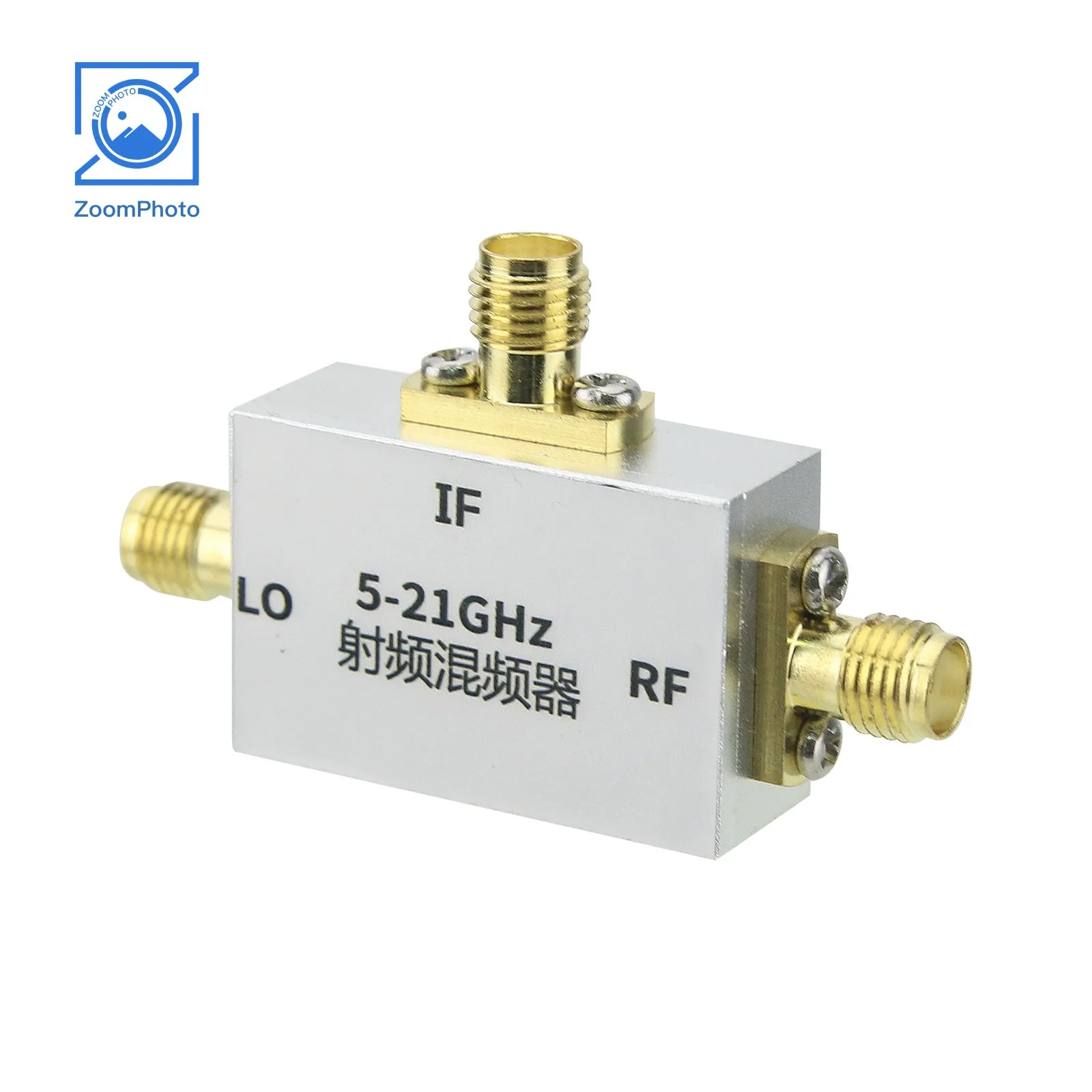 Mezclador de frecuencia RF de 5-21 GHz Convertidor de frecuencia arriba y abajo Mezclador de banda C/X/KU Accesorio RF con conector SMA-K