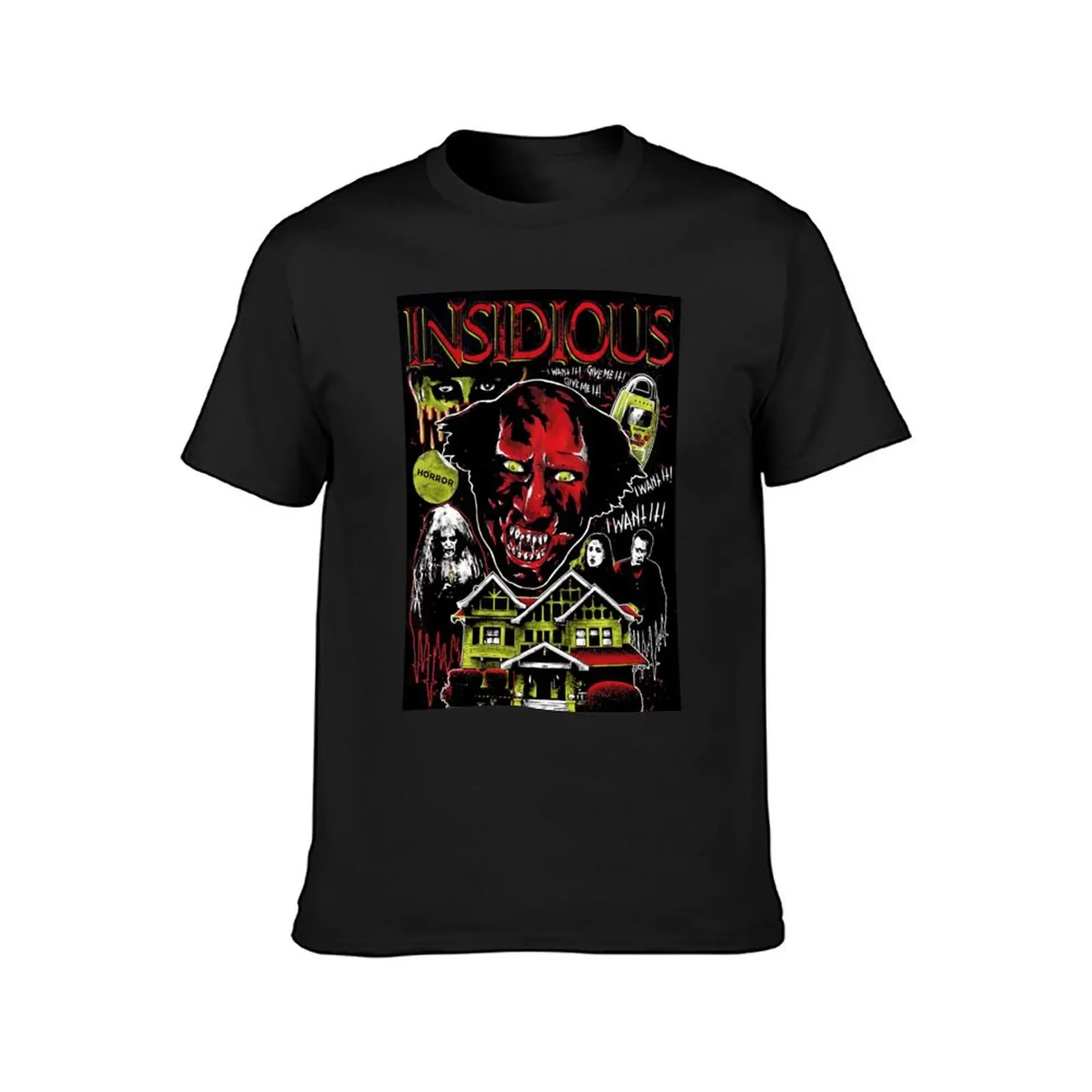 Insidious Movie horrified T-Shirt Short sleeve tee graphics sweat heavyweights mens t shirts