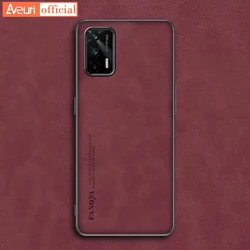 For Realme GT Neo Flash Coque Luxury Leather Case For Realme GT Neo 2T 5G Matte Cover Silicone Shockproof Protection Phone Case