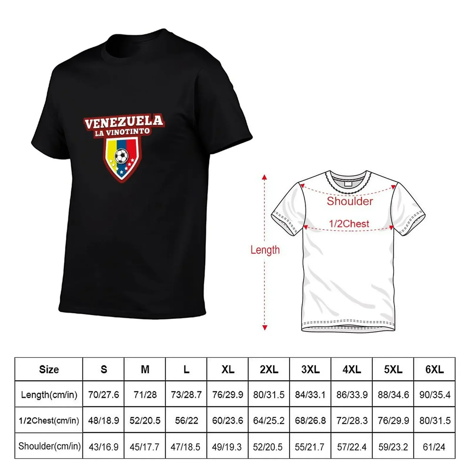 Venezuela Futbol, La Vinotinto T-Shirt tops vintage street wear mens funny t shirts