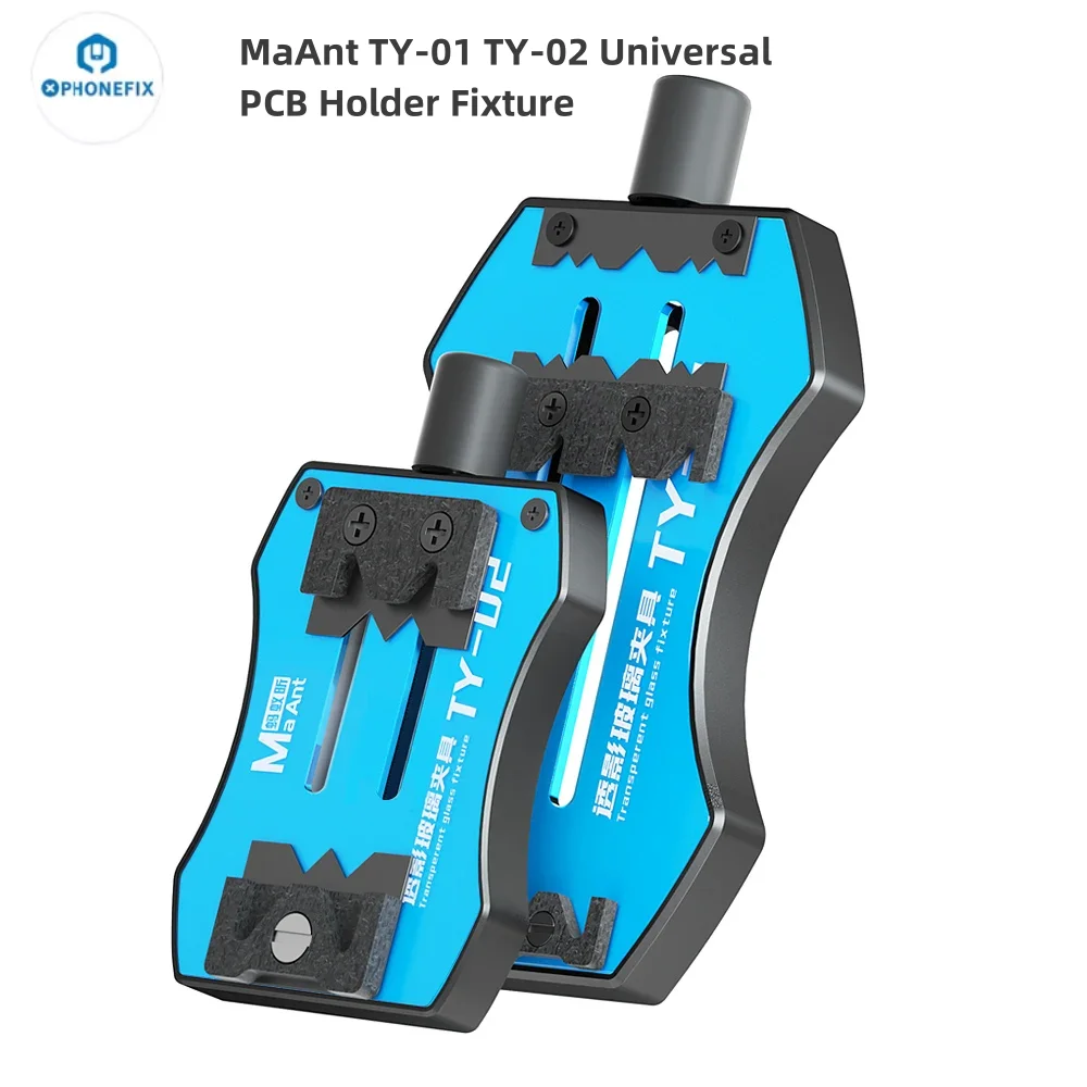 MaAnt Universal Toughened Insulated Glass Motherboard Repair Fixture Mobile Phone Chip Repair Fixed Clamp Holder TY-01 TY-02