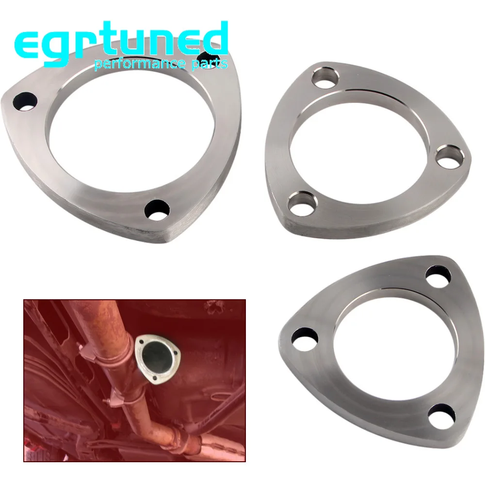 2 /2.5 /3 inch 3-bolt stainless steel exhaust muffler weld flange connection joint