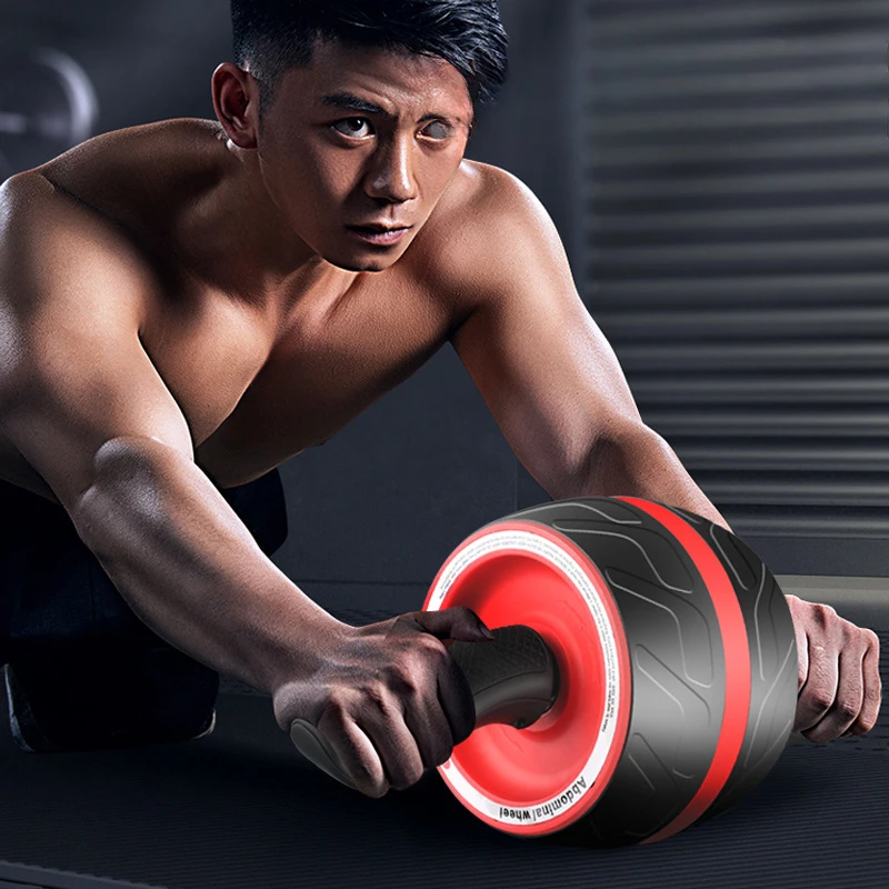 

Automatic Rebound Abdominal Wheel Large Silent Roller Men Women Fitness Equipment Home Use Giant Wheel Weight Loss Shopping