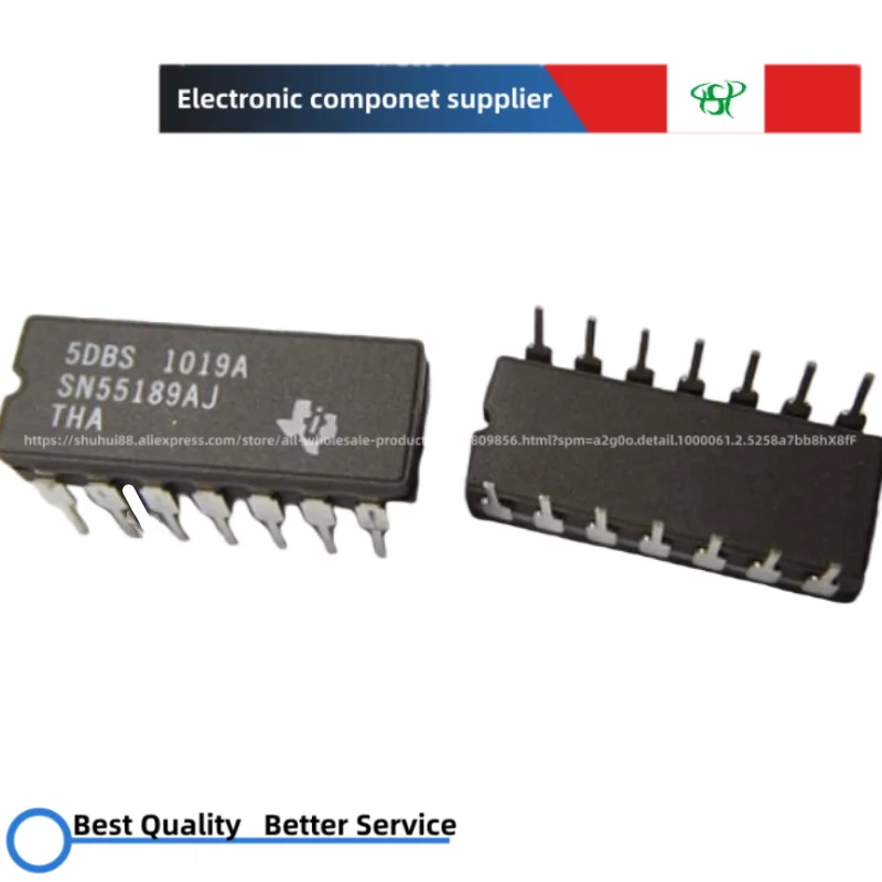 

2pcs~10pcs SN55189AJ SN55189A SN 55189 AJ CDIP-14 Receiver integrated chip