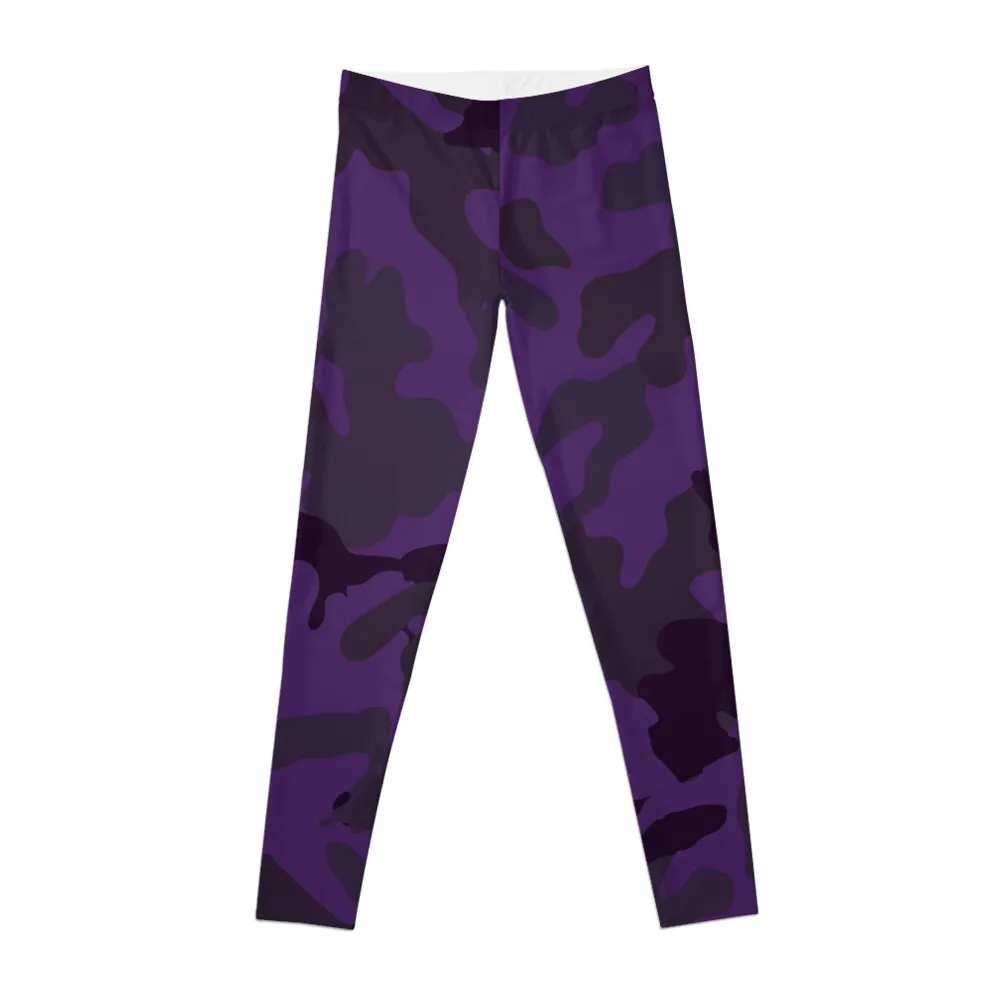 Dark purple camo | Military camouflage pattern design Leggings harem pants gym wear sport set Legging sport Womens Leggings