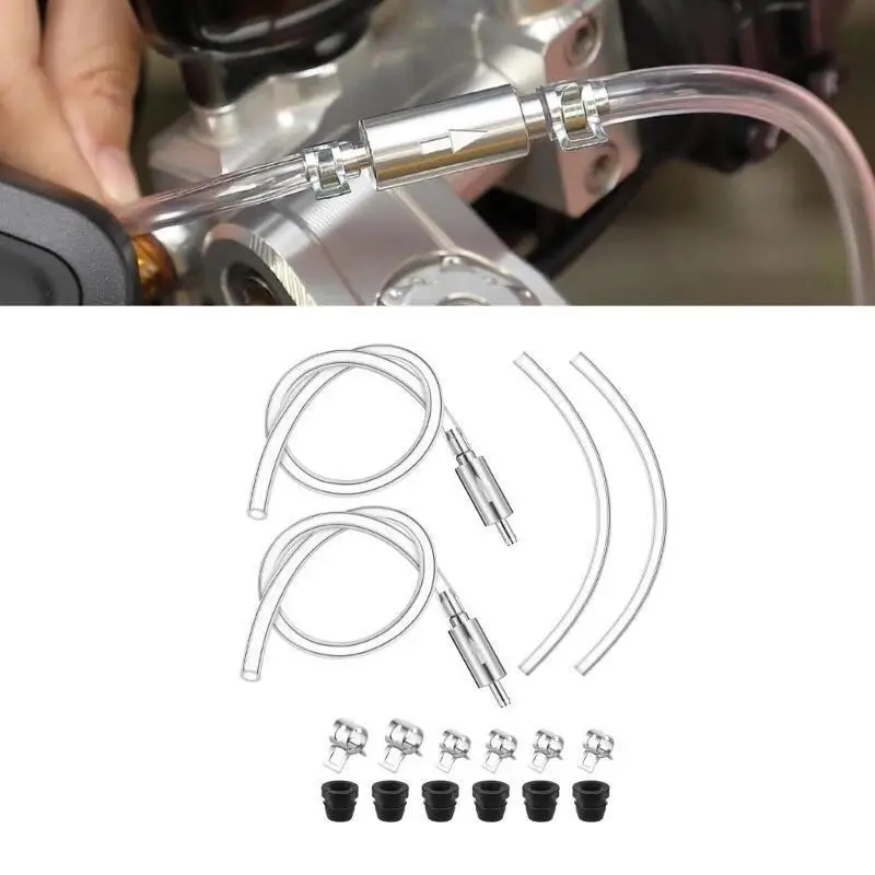 Brake Oil Fluid Pump Bleeder Clutch Hose One Way Check Valve Tube Bleeding Tool Motorcycle  Brake Fluid Oil Change Tool