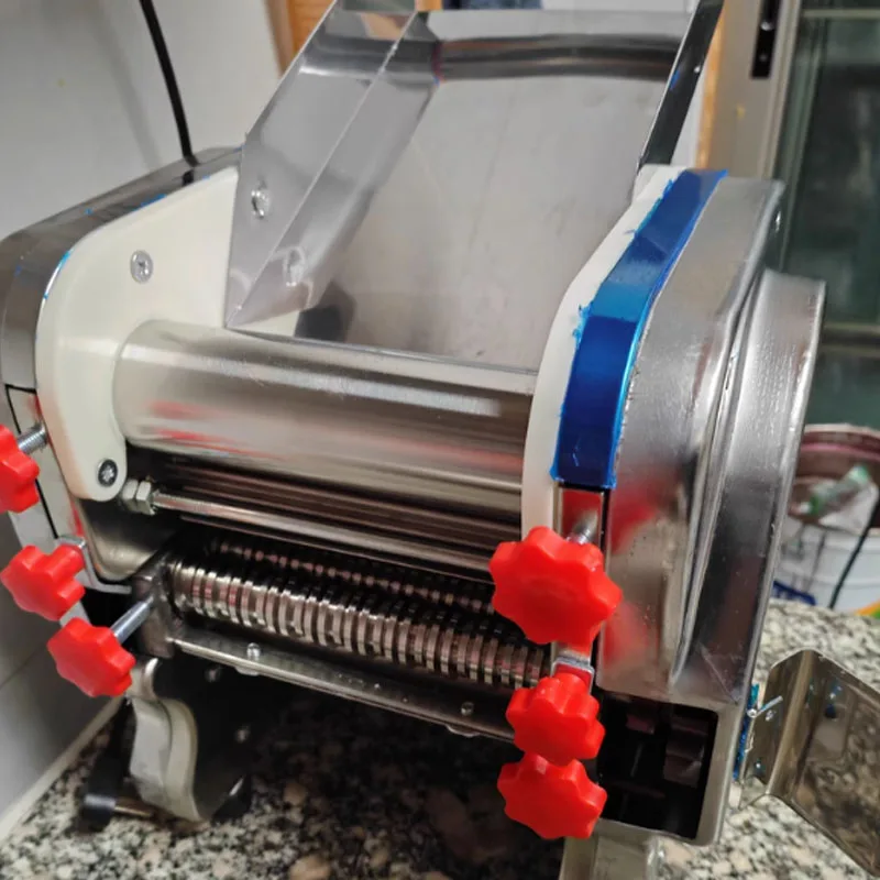 Electric Dough Sheeter For Household Commercial Stainless Steel Noodle Maker Dough Kneading Machine