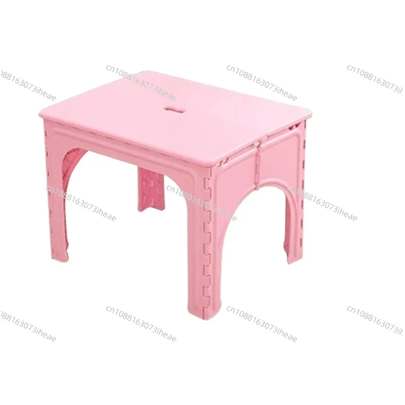 Foldable Children's Tables Chair Set Portable Learn Desk and Chair Sets for Kindergarten Tables Chair Set for Children Furniture