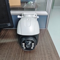 4MP HD Outdoor WiFi Wireless Security PTZ Camera Solar Powered IP Surveillance With Built In Battery Long Standby Camera