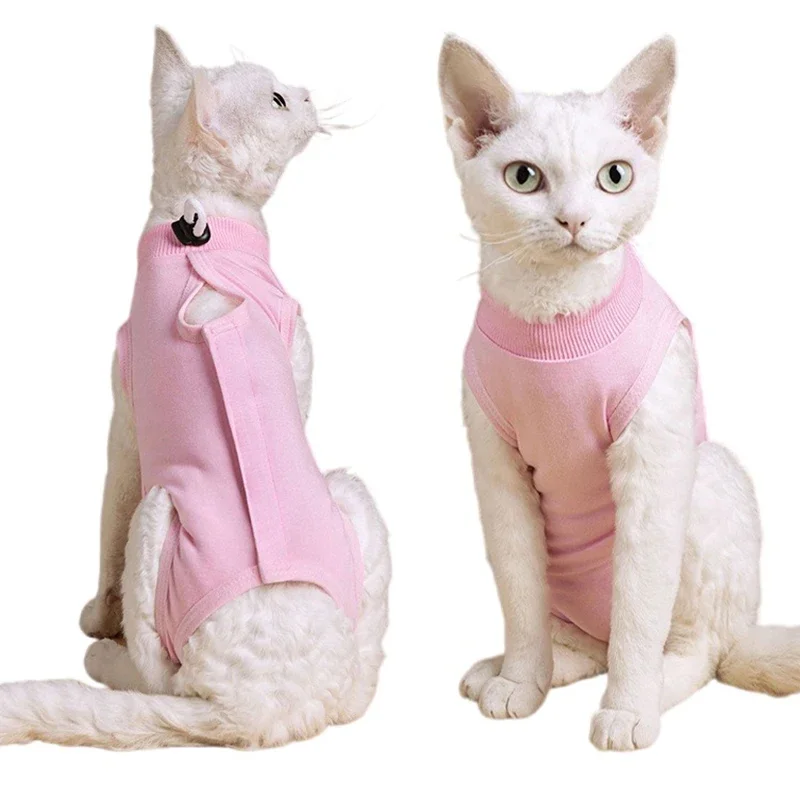 Breathablecat Cat Weaning Suit Anti-licking Recovery Clothes Kitten Sterilization Vest for Small Medium Dog Cat Pet Care Clothes