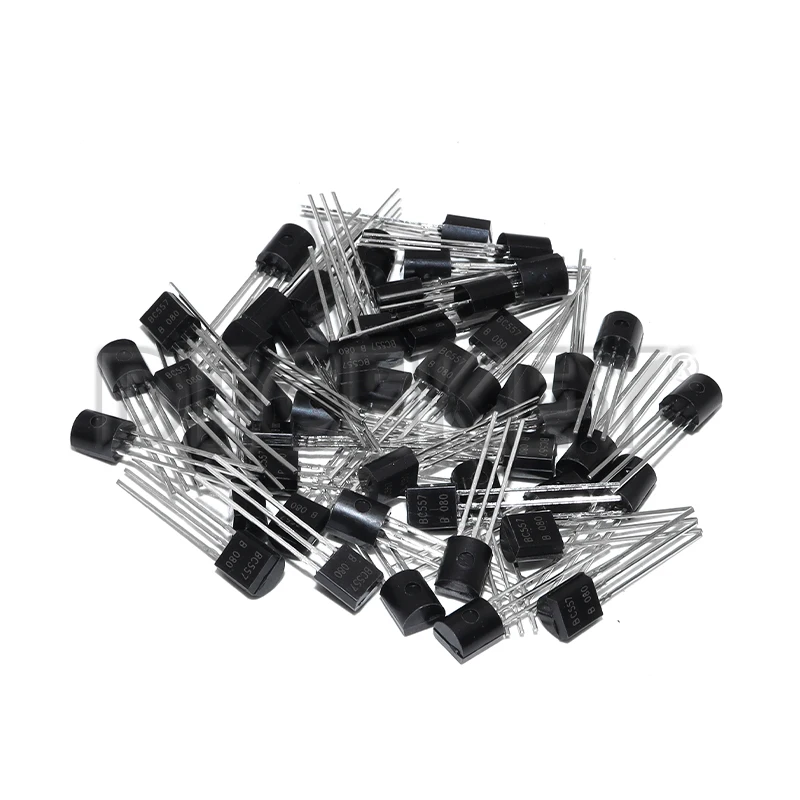 100pcs Transistors BC547 BC557 each 50pcs Transistor Kit bc557 bc547 Transistor NPN PNP DIY Electronic Kit