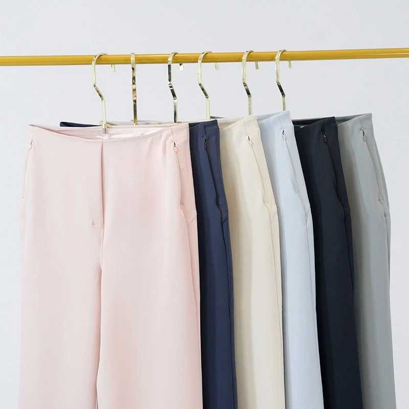 Women Sports Yoga Long Pants Casual High Waist Comfortable Trousers Shaping Stretch Breathable Straight Leg Ankle Pants