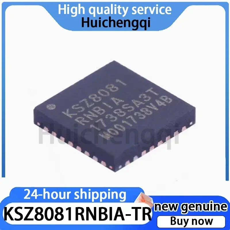 2PCS KSZ8081RNBIA-TR Packaged QFN-32 Ethernet Control Chip