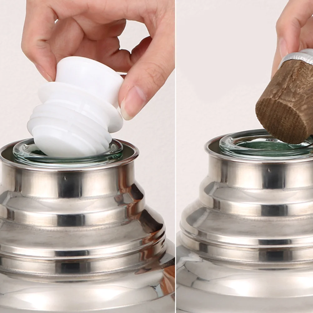 

10Pcs Wooden Cork Plug Bottle Stopper Replacement Heat-Resistant Lid Anti-Aging Tasteless Suitable for Kettle Flask Household