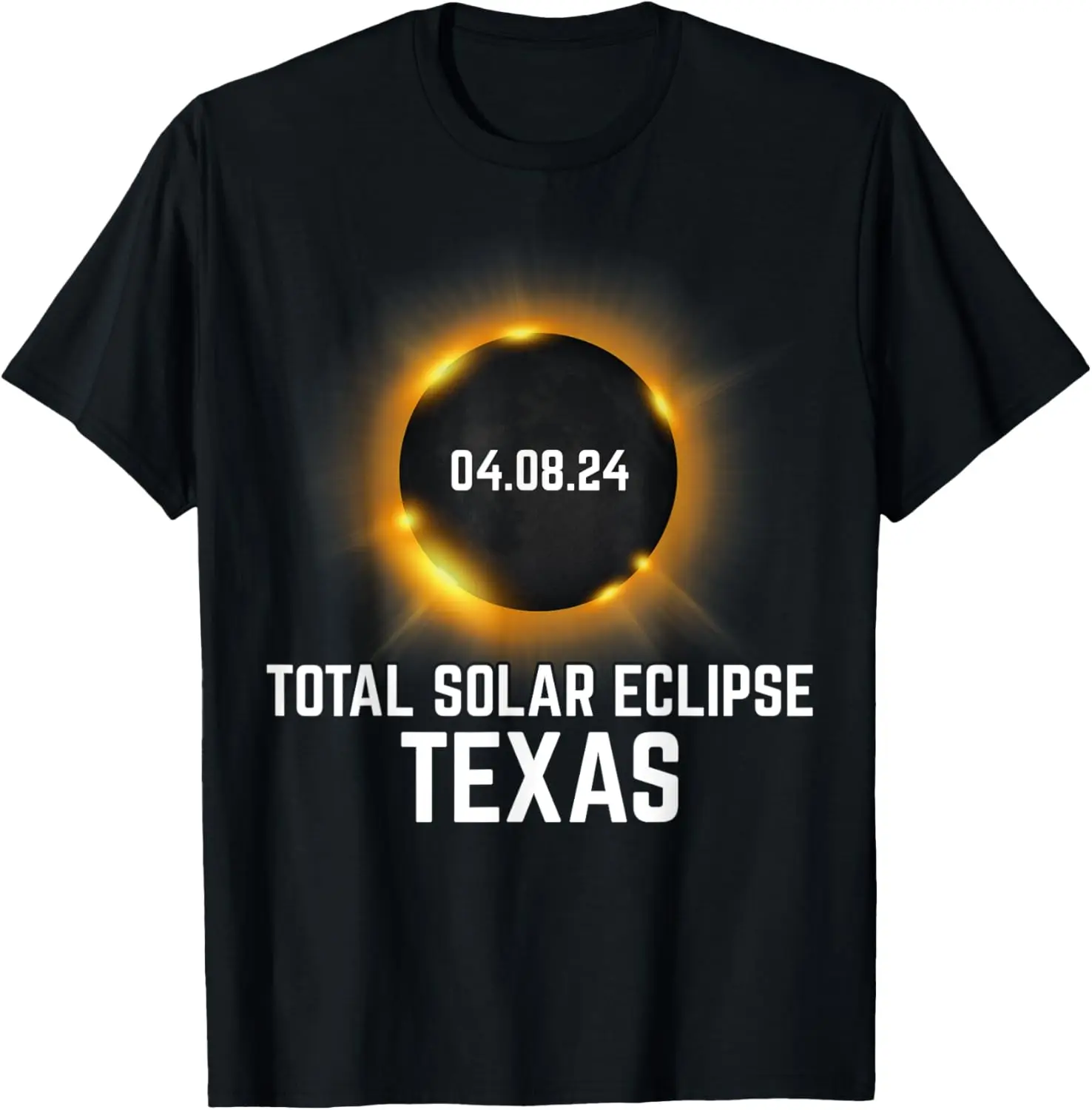 

Total Solar Eclipse Texas 2024 Astronomical Space Geeks T-Shirt