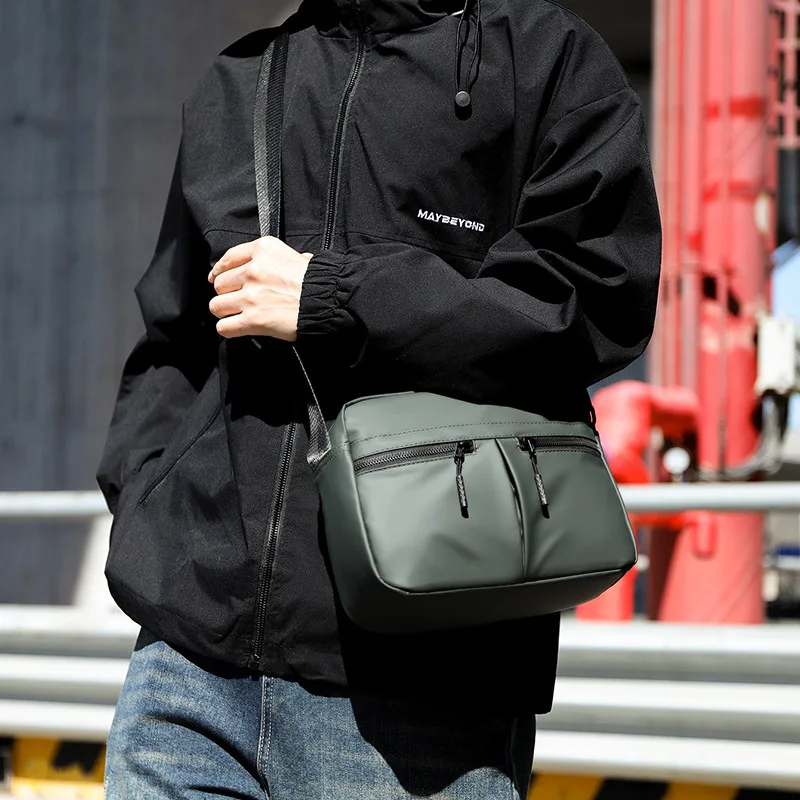 Waterproof Crossbody Bags High Quality Fashion Casual Men's Crossbody Shoulder Bag Top Handle Design Man Messenger Mini Handbag