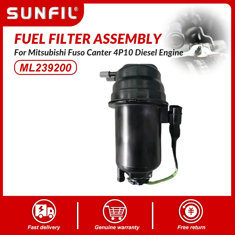 

ML239200 Fuel Filter Assembly For Mitsubishi Fuso Canter 4P10 Diesel Engine