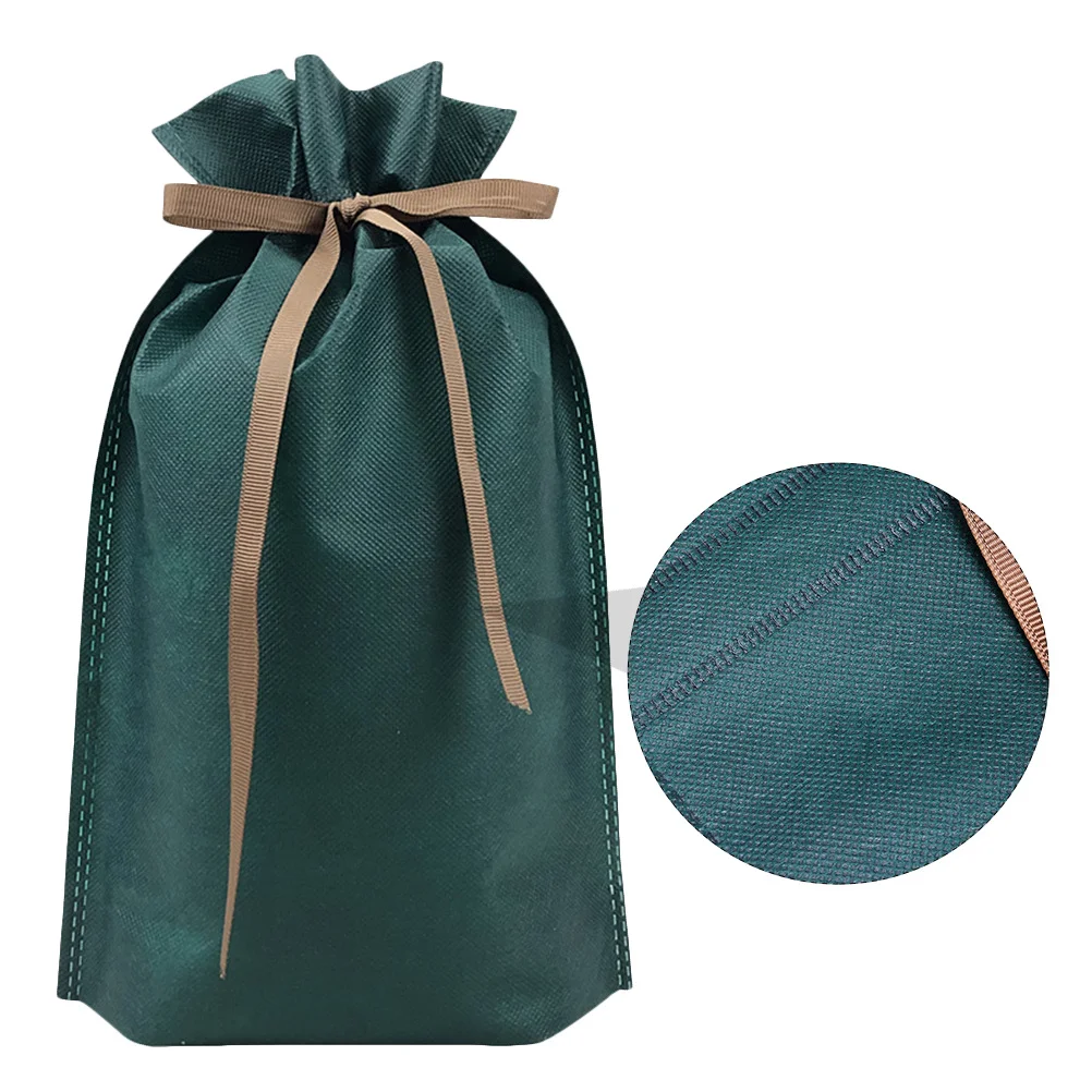 

10Pcs Gift Packaging Pouch Premium Drawstring Bag for Jewelry Candy Storage Wedding Birthday Party Favor Non-Woven Pouch