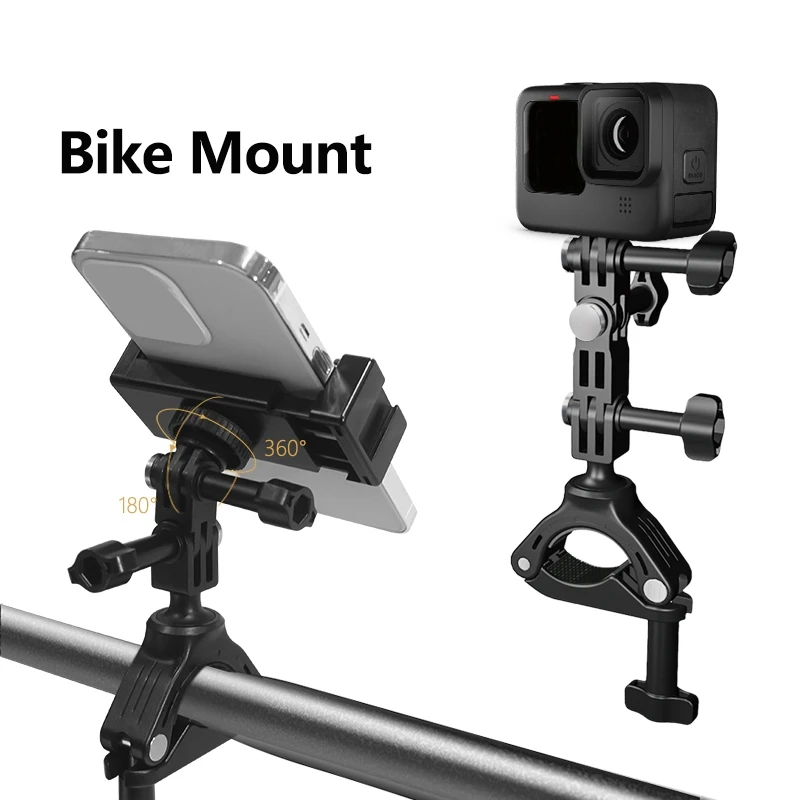 Для Osmo Action 3/GoPro 11/10/9/Insta360 X3 спортивная камера, монтажная подставка для велосипеда, держатель, кронштейн для велосипеда, аксессуары для съемки
