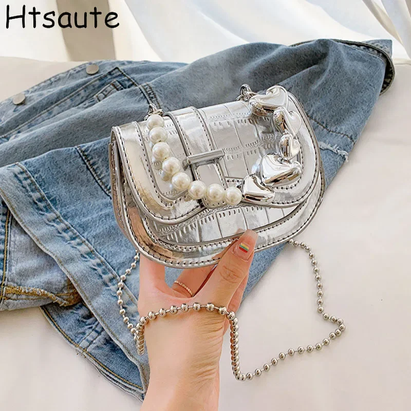 

Women Shoulder Bags Mini Handbags Ladies Simple Versatile Chain Bag PU Leather Female Crossbody Messenger Bag bolsas de mujer